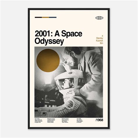 2001 A Space Odyssey Movie Poster, 2001 A Space Odyssey Print, Retro ...