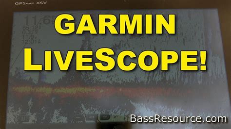 Garmin Panoptix LiveScope Real Demo | Bass Fishing - YouTube