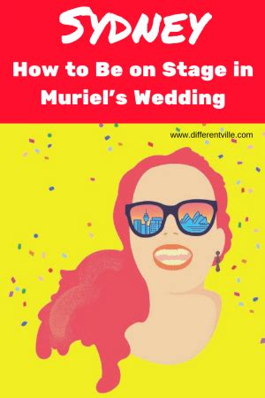 How To Be On Stage In Muriel's Wedding: The Musical | Muriel's wedding, Sydney travel, Musicals