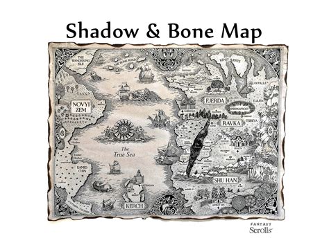 Shadow and Bone Map the Grishaverse Map Grisha Trilogy Map - Etsy Finland