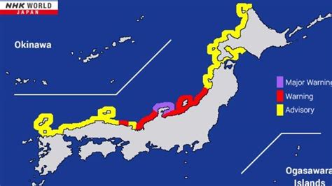 Tsunami Sudah Capai Sejumlah Pantai di Jepang, Imbas Gempa M 7,6 Guncang Ishikawa ...