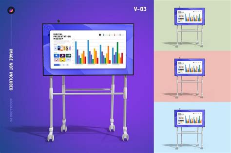 Premium PSD | Digital screen presentation mockup