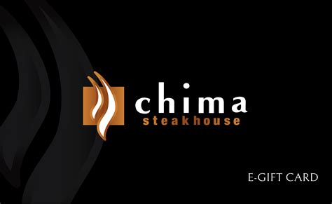 Choose your Gift Card Option for Chima Steakhouse