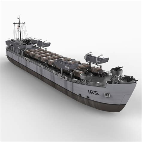 lst landing transport ship boat 3d model | Scale model ships, Landing craft, Model ships