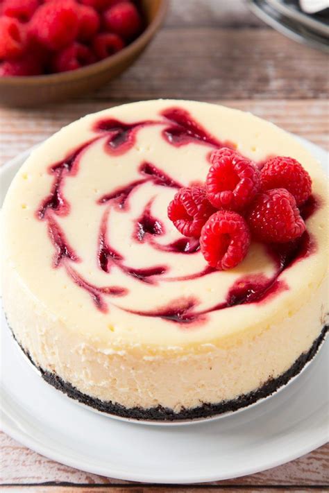 Raspberry Swirl Cheesecake - The Missing Lokness | Recipe | Raspberry ...