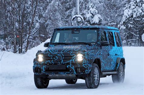 2024 Mercedes-Benz EQG Electric G-Class SUV Spied Winter Testing, AMG ...