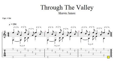 shawn james through the valley lyrics