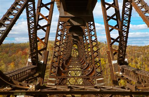 Kinzua Bridge in Fall - PA Wilds Center