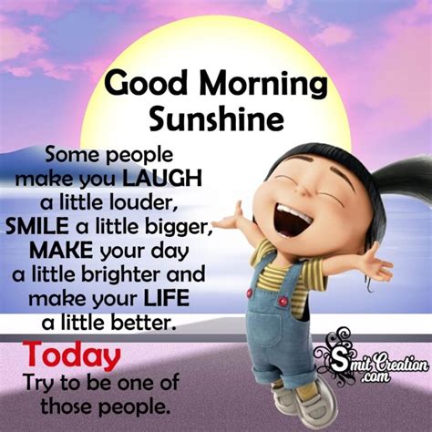 GOOD MORNING SUNSHINE QUOTES - SmitCreation.com