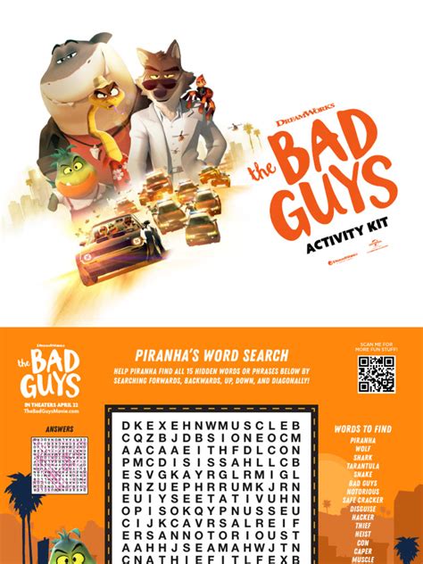 The Bad Guys Activity Pack | PDF