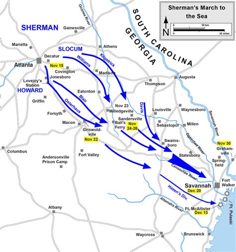 Sherman's March to the Sea - The Campaign through Georgia in 1864