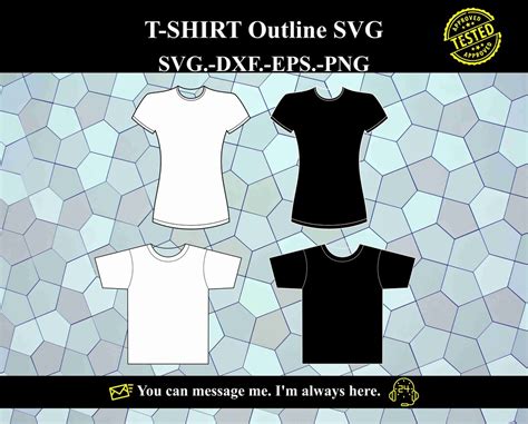 T-SHIRT Outline SVG Vector - Etsy