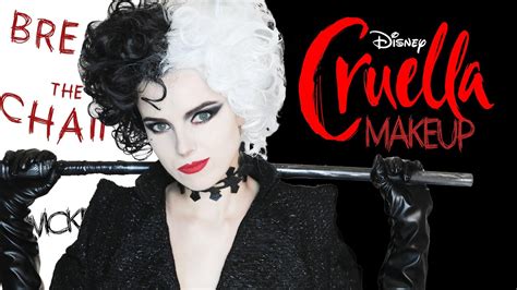 CRUELLA Makeup Tutorial - YouTube