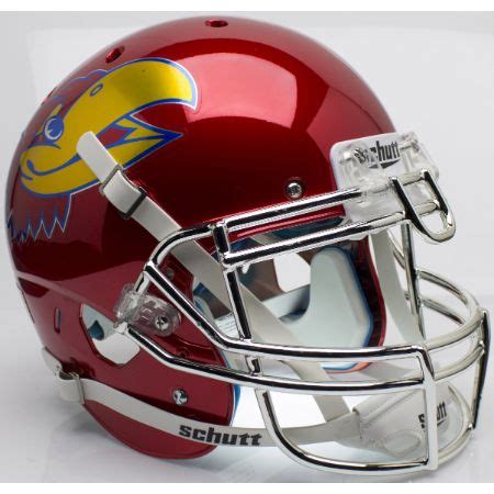 Kansas Jayhawks Chrome Schutt XP Authentic Helmet - Alternate 5 ...