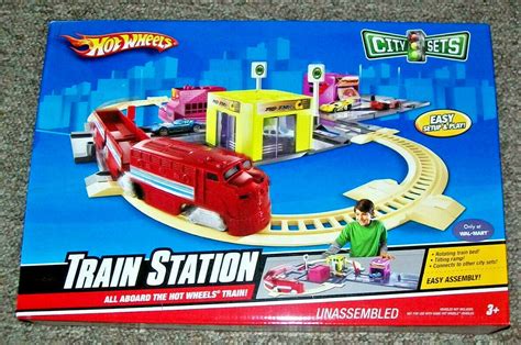 HOT WHEELS CITY SETS TRAIN STATION PLAYSET NEW SEALED MATTEL WALMART VHTF '08 27084707793 | eBay