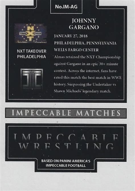 KAGEGFX IMPECCABLE WRESTLING: IMPECCABLE MATCHES 2020 – NXT TAKEOVER ...