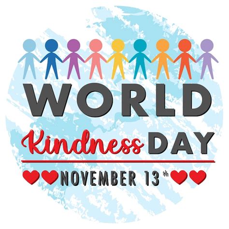 Free Vector | World Kindness Day Poster Design