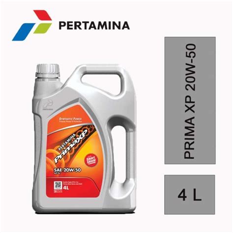 Jual Oli Pertamina Prima Xp 20W50 di Seller Mastaera Shop - Kapuk, Kota ...