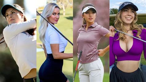 TOP 50 Most Beautiful Female Golfers 2023 - YouTube