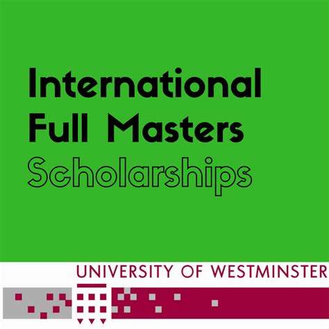 University of Westminster Full Time Masters Scholarships for ...