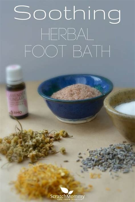 Soothing DIY Foot Bath Recipe - Scratch Mommy