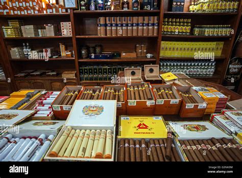 Cuban cigars in a cigar shop, Havana, Cuba Stock Photo, Royalty Free Image: 105582084 - Alamy