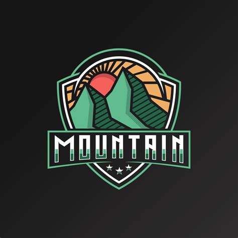 Mountain adventure logo design vector 11849526 Vector Art at Vecteezy