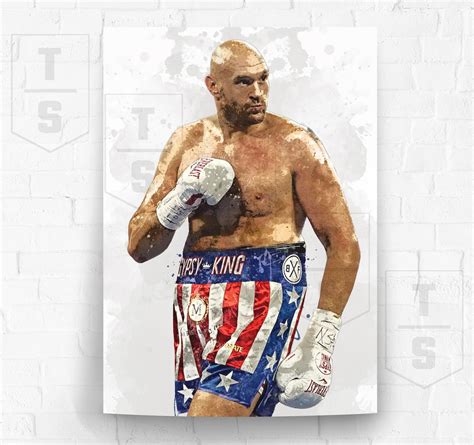 Tyson Fury 'Gypsy King' Boxing Poster Canvas Banner | Etsy