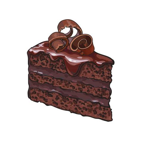 Chocolate Cake Cartoon Images : Clipart Of Chocolate Cake K5707040 ...