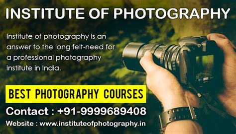 Professional Photography Course +91-999-968-9408