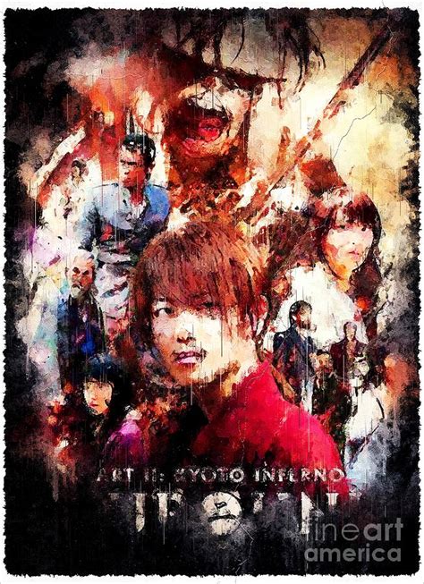 Movie Rurouni Kenshin Kyoto Inferno Drawing by Tanya Prosacco - Fine ...