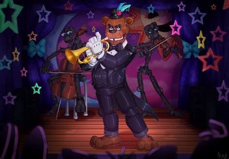 Five nights at freddy's: big band version art :] : r/fivenightsatfreddys