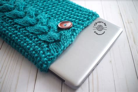 Knit Braided Cable Laptop Sleeve Pattern | Knitting, Pattern, Sleeves pattern