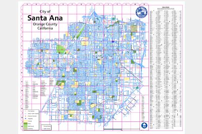 Santa Ana Zoning Map - Map Of Zip Codes