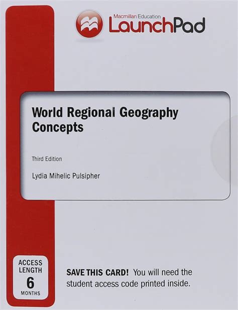 LaunchPad for Pulsipher's World Regional Geography Concepts (1-Term ...