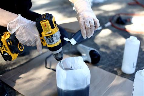 How to Make DIY Epoxy Tabletop for a Standing Desk Frame - TheDIYPlan