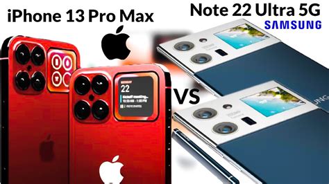 Samsung Galaxy Note 22 Ultra VS iPhone 13 Pro Max Official Design | Price | Release Date - YouTube