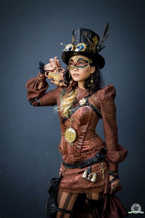 Steampunk Fashion Guide: Monochromatic Steam Style: Brown with Black ...