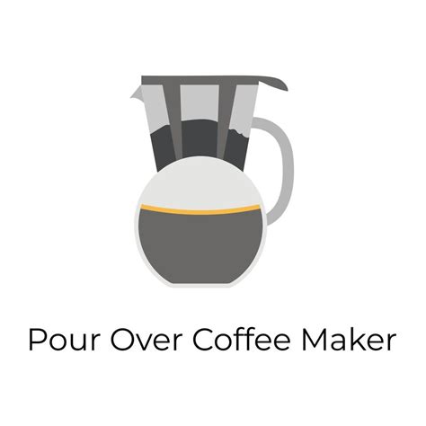 Pour Over Coffee 13785838 Vector Art at Vecteezy