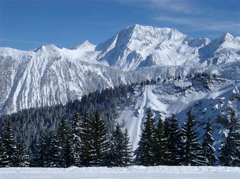 Free Stock photo of Steep Alpine mountains covered in winter snow ...