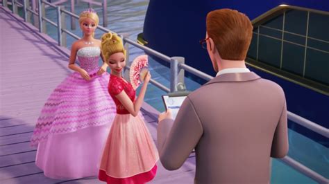 Princess Courtney going to Camp - Screencaps - Barbie in Rock N' Royals ...