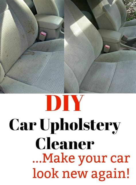 DIY Car Upholstery Cleaner: Make Your Interior Look Brand New! - The Frugal Ginger