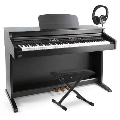 8826 Digital Piano by Gear4music Black + Accessory Pack at Gear4music.com