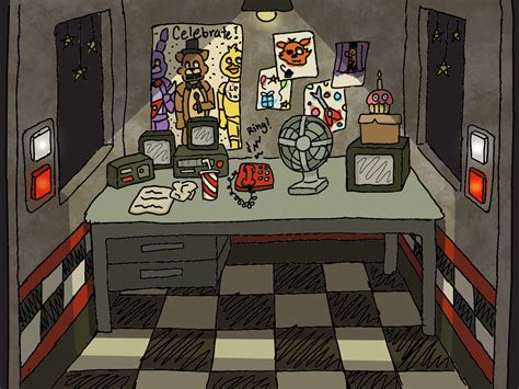 Fnaf1 Office by IoWasHere on DeviantArt