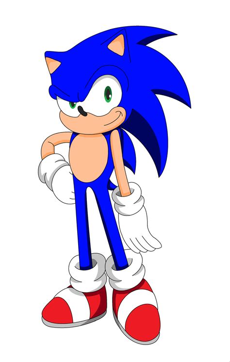 Sonic drawing by SuperSentaiHedgehog on DeviantArt