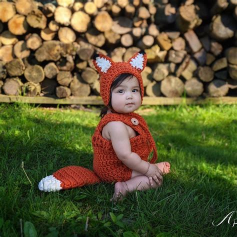 Baby Fox Costume Baby Fox Outfit First Halloween Costume | Etsy