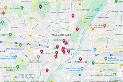 Munich Christmas Market 2024 Map - Alikee Guglielma