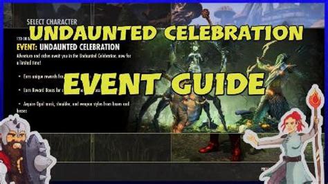 Eso Undaunted Celebration Event Guide - YouTube