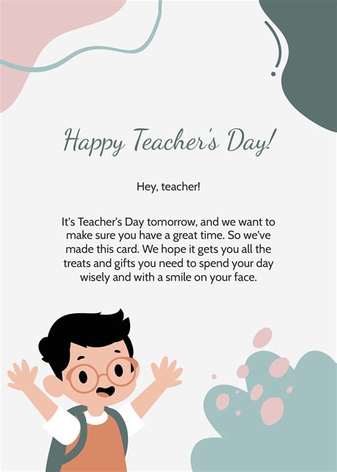 Teacher's Day Invitation Card Template in PSD, Illustrator, Word, Pages, Publisher - Download ...