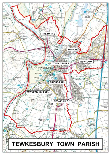 Tewkesbury Parish Map – Tewkesbury Town Council